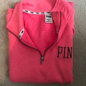 PINK Victoria’s Secret Quarter Zip Sweatshirt